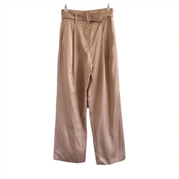 Fleur Du Mal Twill Belted Trouser Safari - Picture 2 of 9